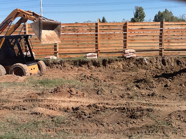 Desmonte del suelo natural